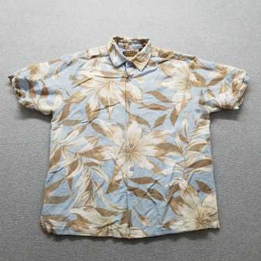 Cubavera Cubavera Shirt Men Large Hawaiian Floral 