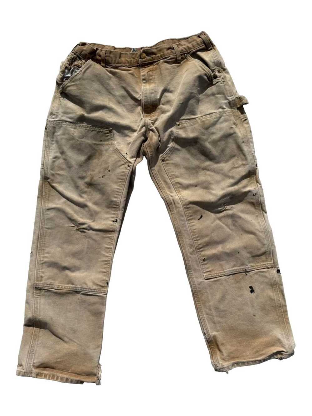 Carhartt Carhartt Double Knee Pants 36x30 Faded &… - image 1