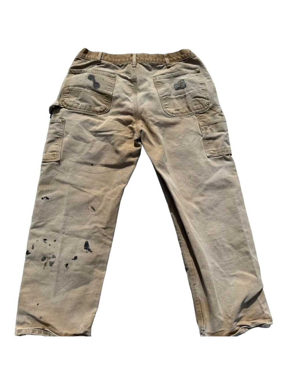 Carhartt Carhartt Double Knee Pants 36x30 Faded &… - image 2