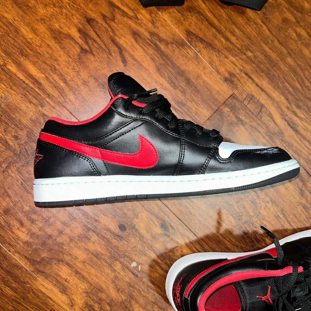 Jordan Brand × Streetwear Red and black Jordan 1 … - image 2