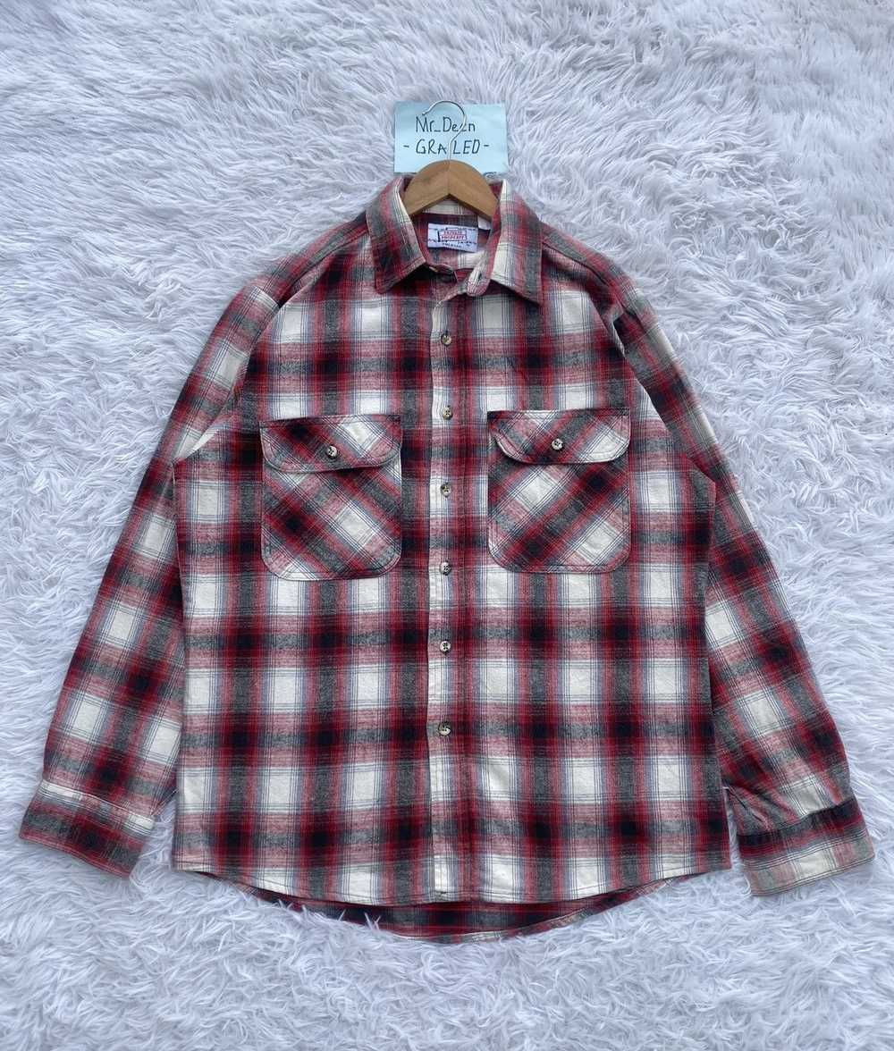 Flannel × Made In Usa × Vintage Rare Vintage Priv… - image 1