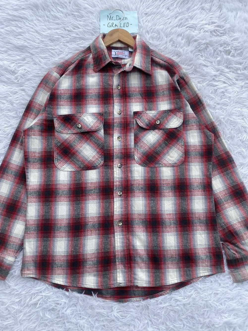 Flannel × Made In Usa × Vintage Rare Vintage Priv… - image 4