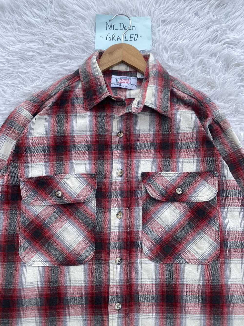 Flannel × Made In Usa × Vintage Rare Vintage Priv… - image 5