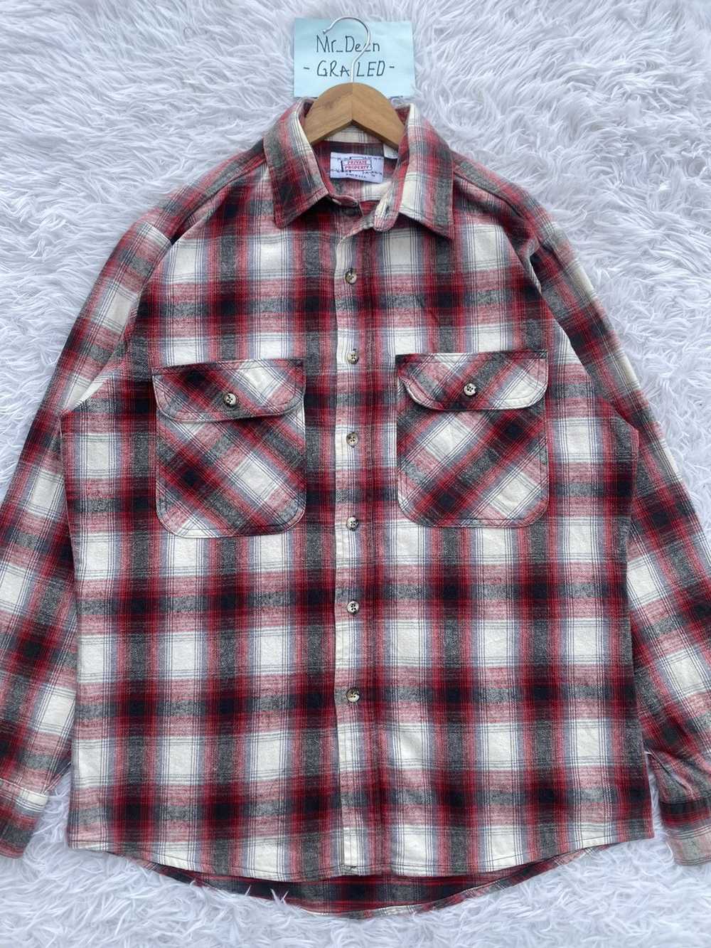 Flannel × Made In Usa × Vintage Rare Vintage Priv… - image 6