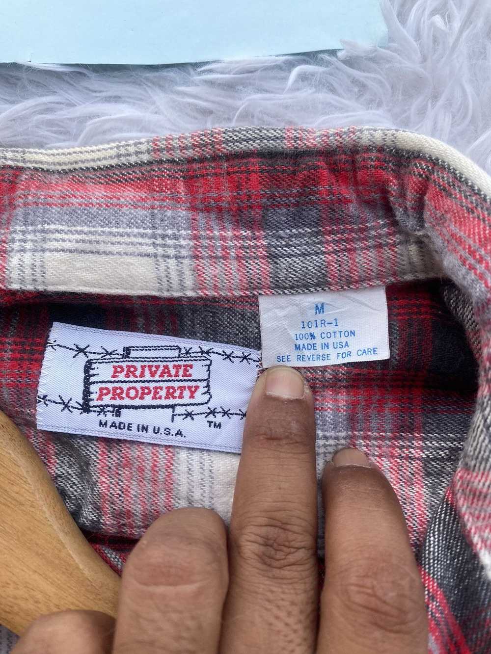 Flannel × Made In Usa × Vintage Rare Vintage Priv… - image 8