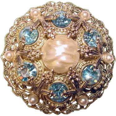 Vintage Jewelry Brooch Pin West Germany Flower Collection