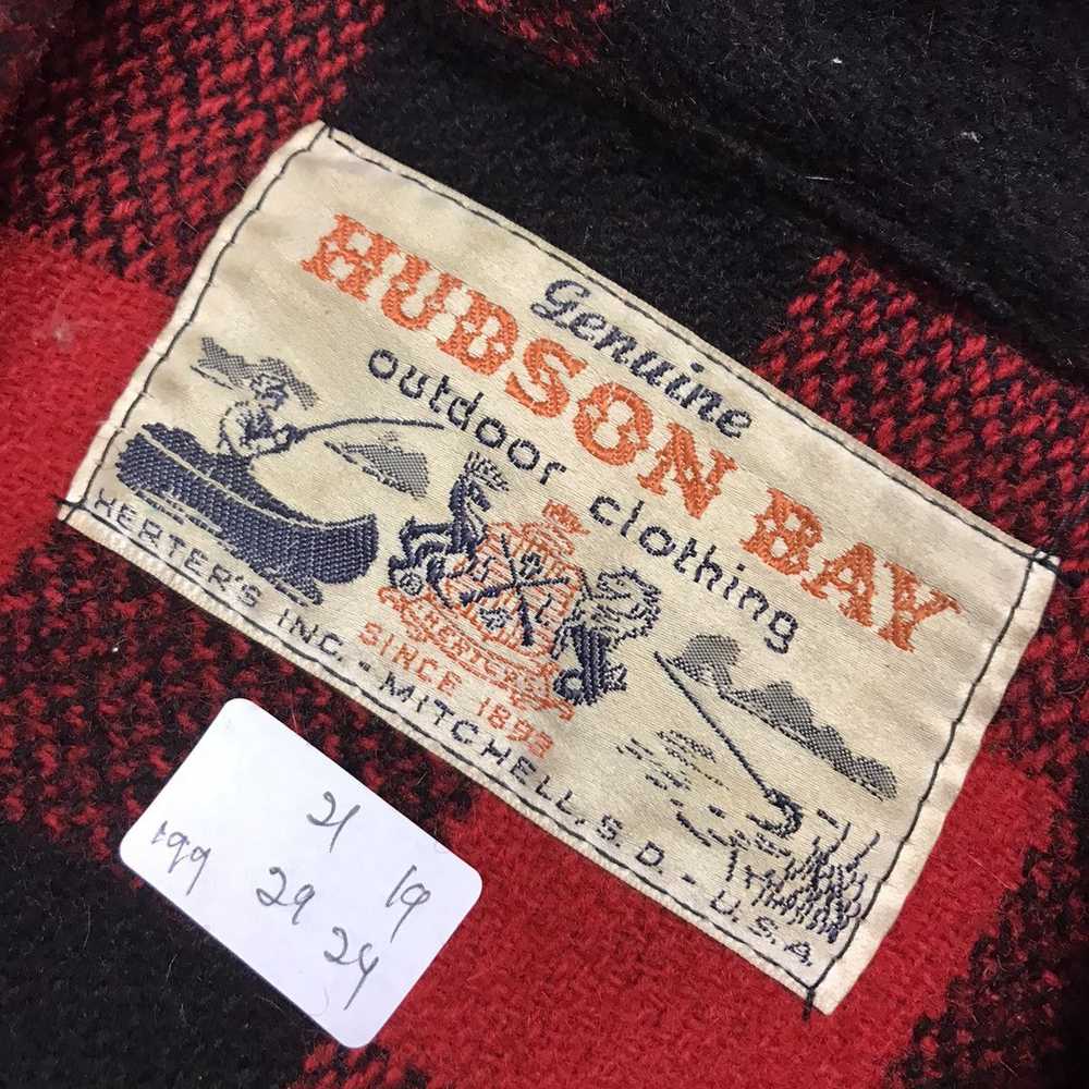 Hudsons Bay × Vintage 80s HUDSON BAY WOOL FLANNEL… - image 11