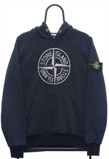 Vintage Stone Island Navy Hoodie Mens - image 1