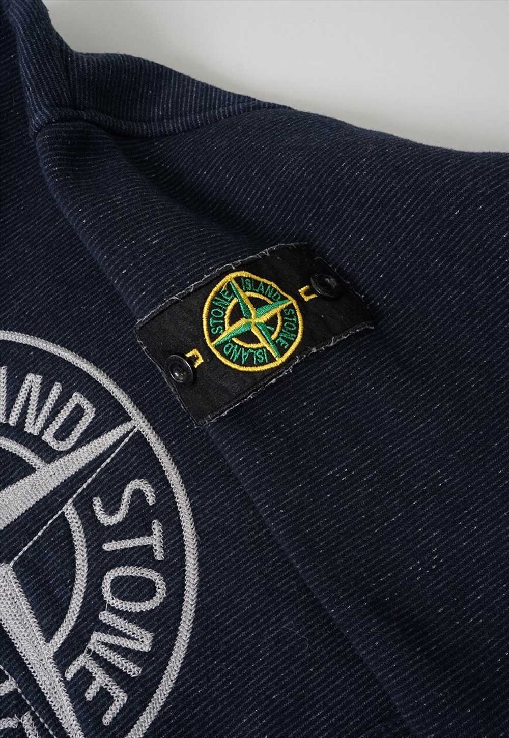 Vintage Stone Island Navy Hoodie Mens - image 5