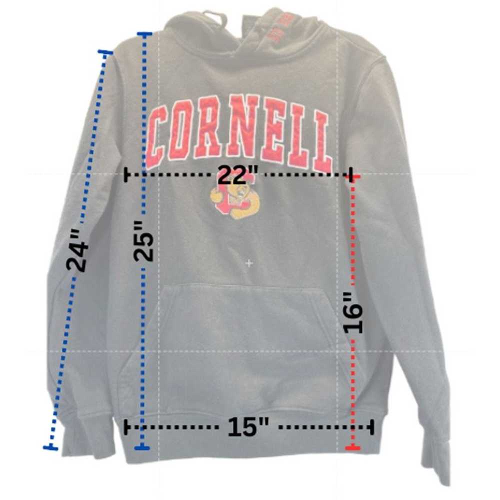 Colosseum Athletics Colosseum Cornell Gray Hoodie… - image 2