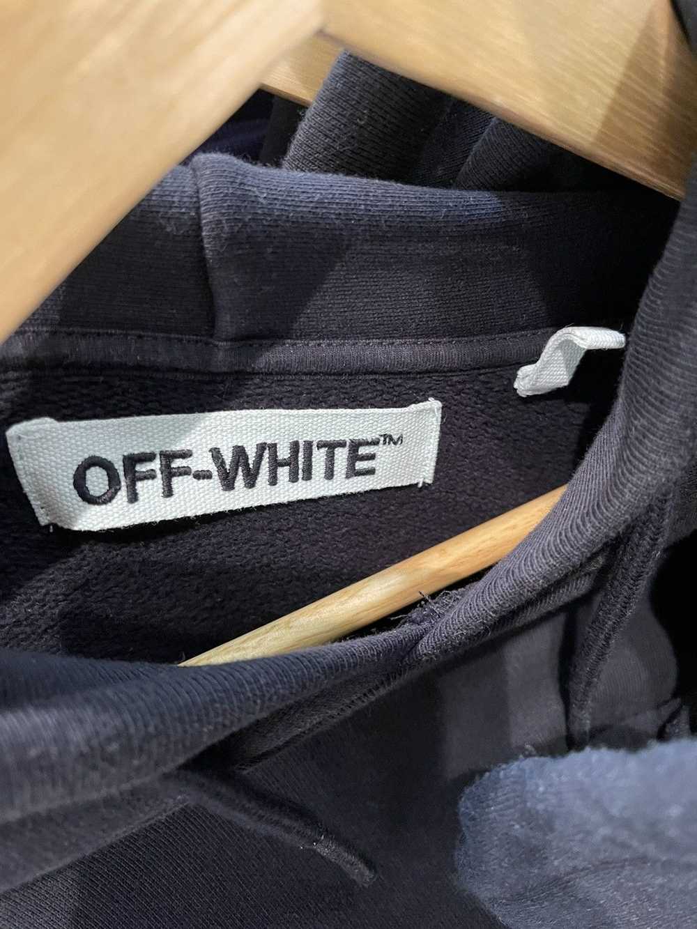 Off-White Off-White yellow pattern Oversized hood… - image 3