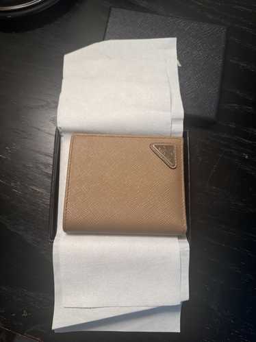 Prada Men's Saffiano Triangolo Billfold Wallet