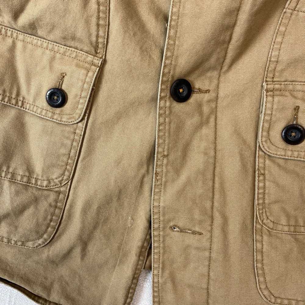 Orvis Quilt Lined Barn Coat Jacket Khaki Corduroy… - image 11