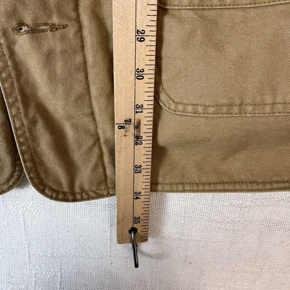 Orvis Quilt Lined Barn Coat Jacket Khaki Corduroy… - image 4