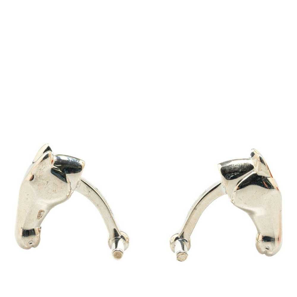 Hermes Hermes Cheval Horse Motif Cufflinks Silver… - image 5