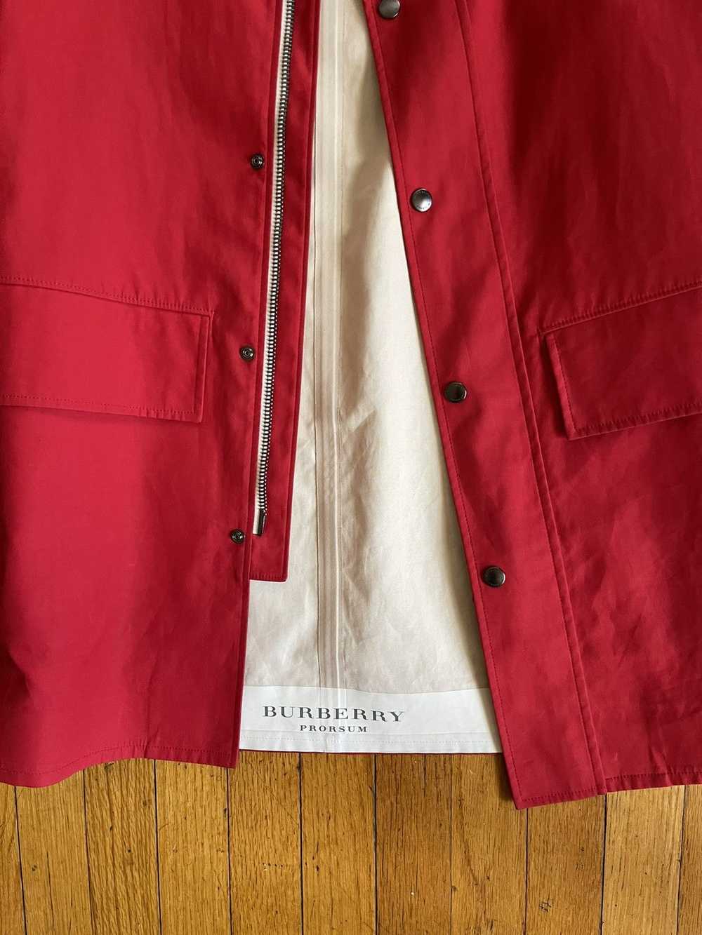 Burberry Prorsum Burberry Prosurm Red Raincoat si… - image 3