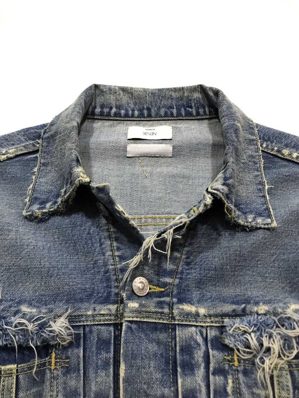 Studio Seven 17AW Damage Denim Jacket - image 5