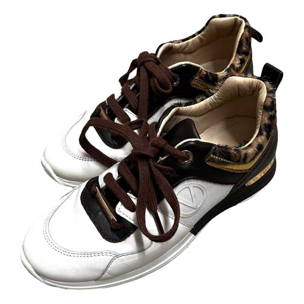 Mario Valentino Leather trainers - image 1