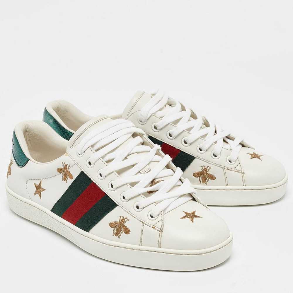 Gucci Leather trainers - image 3