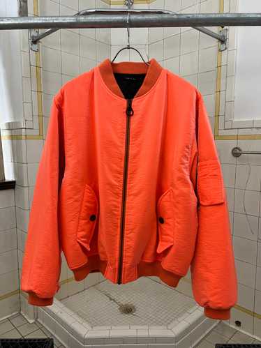 1990s Armani Oversized Metallic Orange Bomber