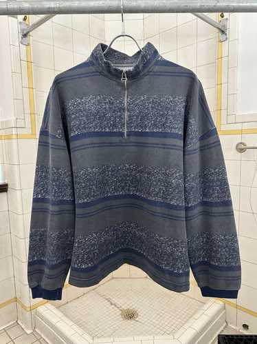 1980s Armani Graphic Quarter Zip Pullover