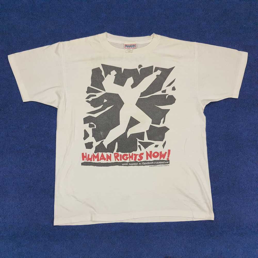 Reebok × Vintage Vintage Human Right Now! Reebok … - image 1