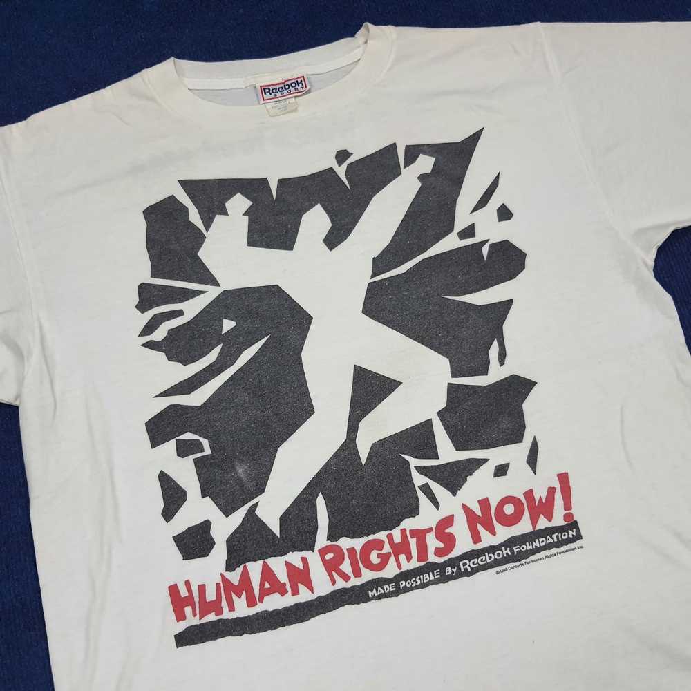 Reebok × Vintage Vintage Human Right Now! Reebok … - image 2