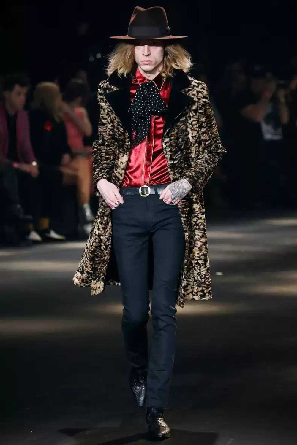 Saint Laurent Paris Saint Laurent Paris 16fw Red … - image 6