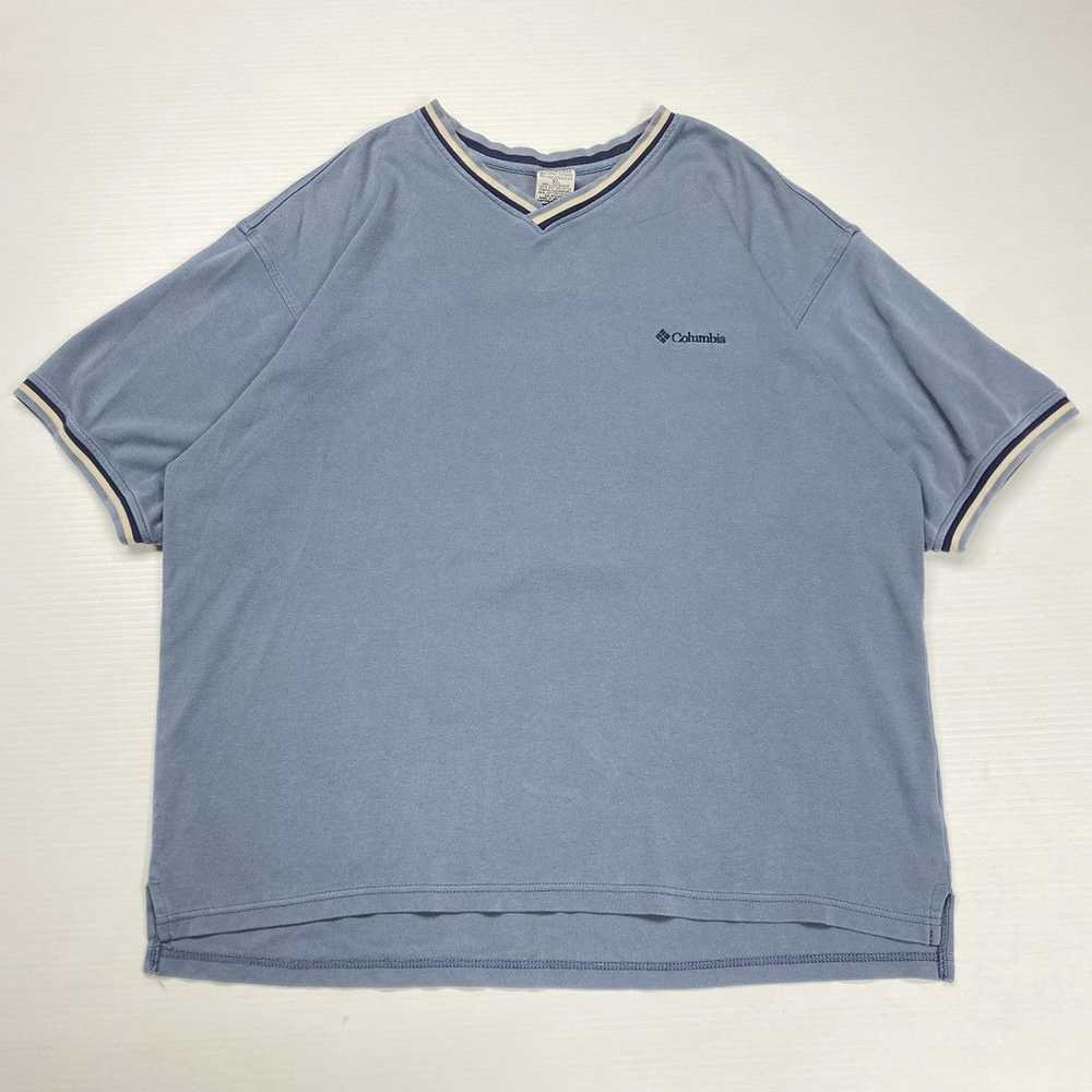 Columbia × Vintage Vtg Columbia Embroidered Chest… - image 1