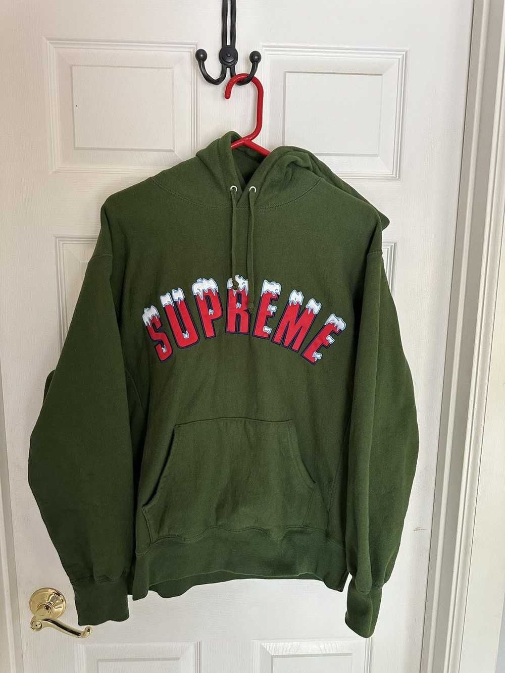 Supreme Icy Arc Logo Hoodie - image 1