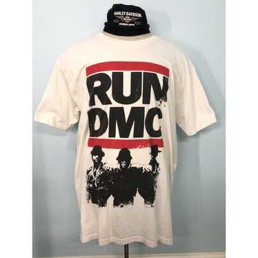 Vintage RUN DMC Tshirt Men's L 1987 Alstyle Tag Old S… - Gem