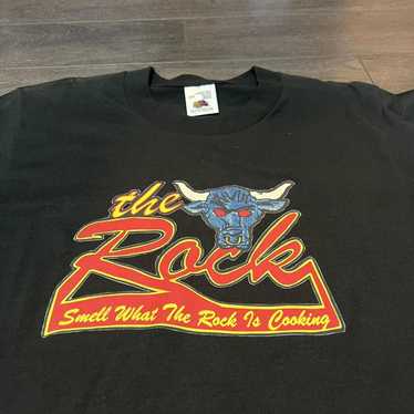 Designer Vintage The Rock Can You Smell T Shirt 9… - image 1