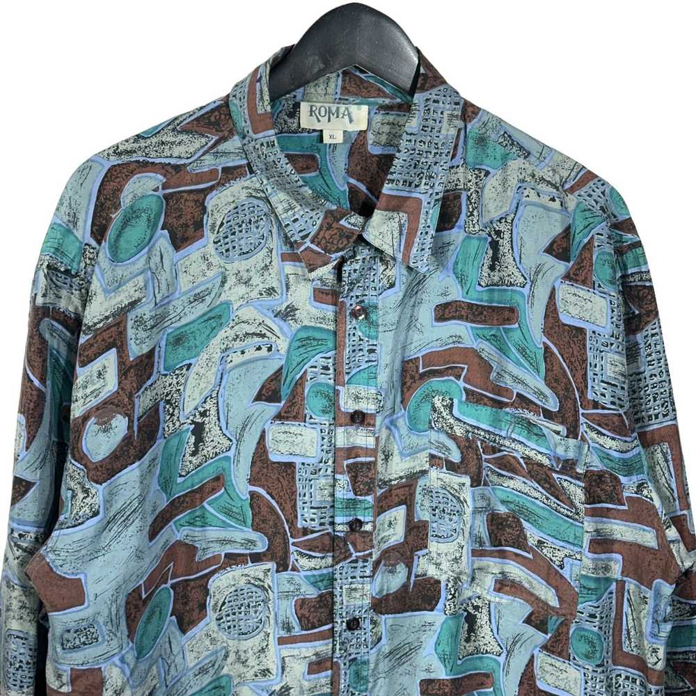 Vintage Vintage Abstract Button Down - image 2