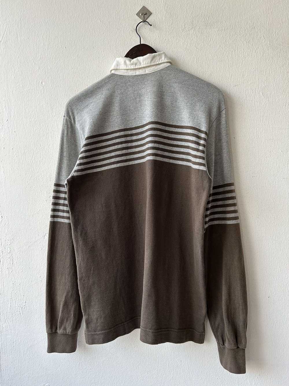 Bape Baby Milo Logo Brown Stripe Long Sleeve - image 3