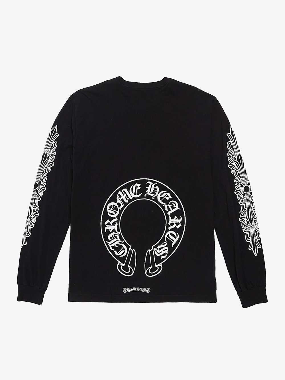 Chrome Hearts Black Pocket and Sleeves Logo Print… - image 2