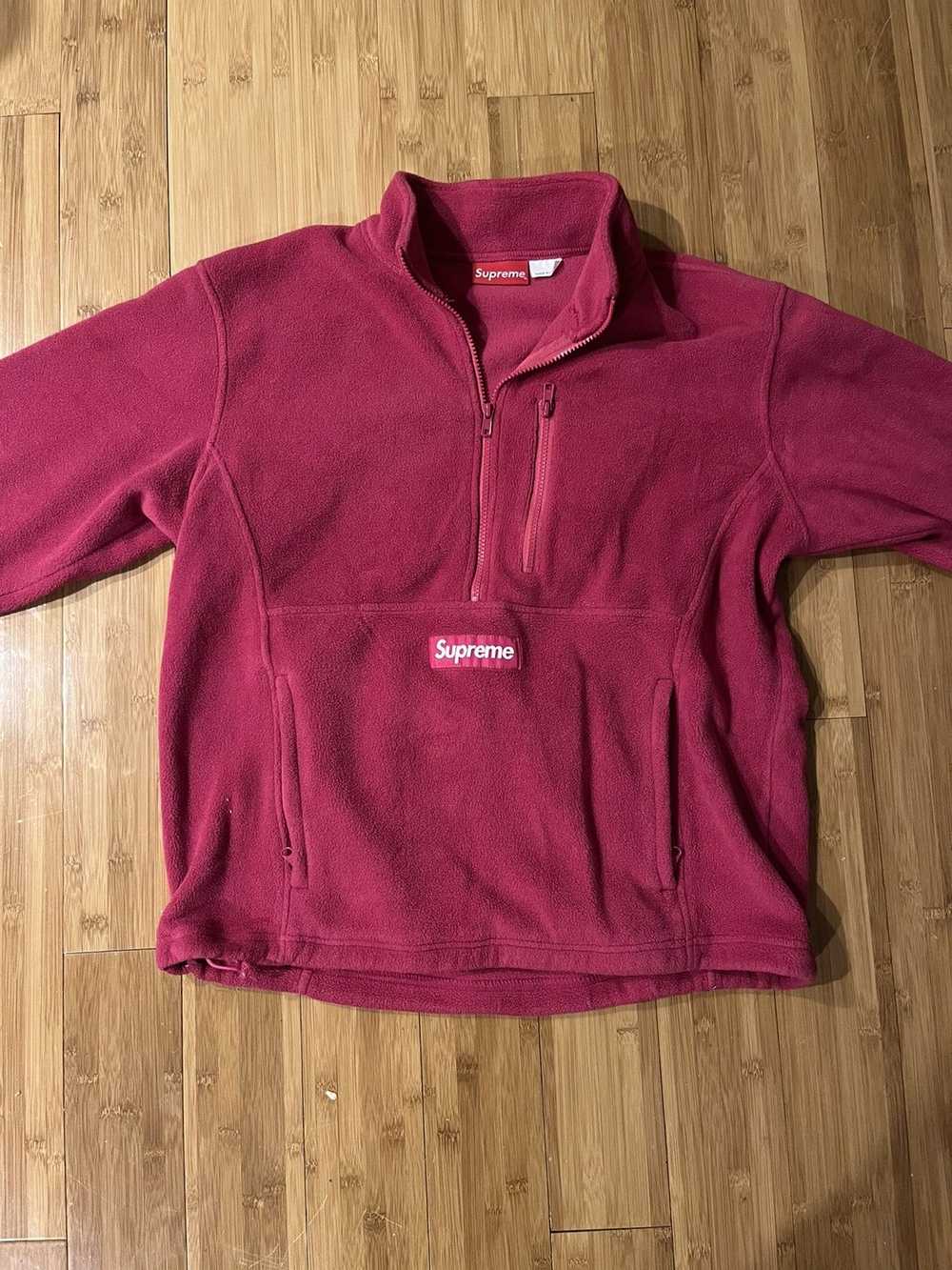 Supreme Supreme half zip sweatshirt - image 1