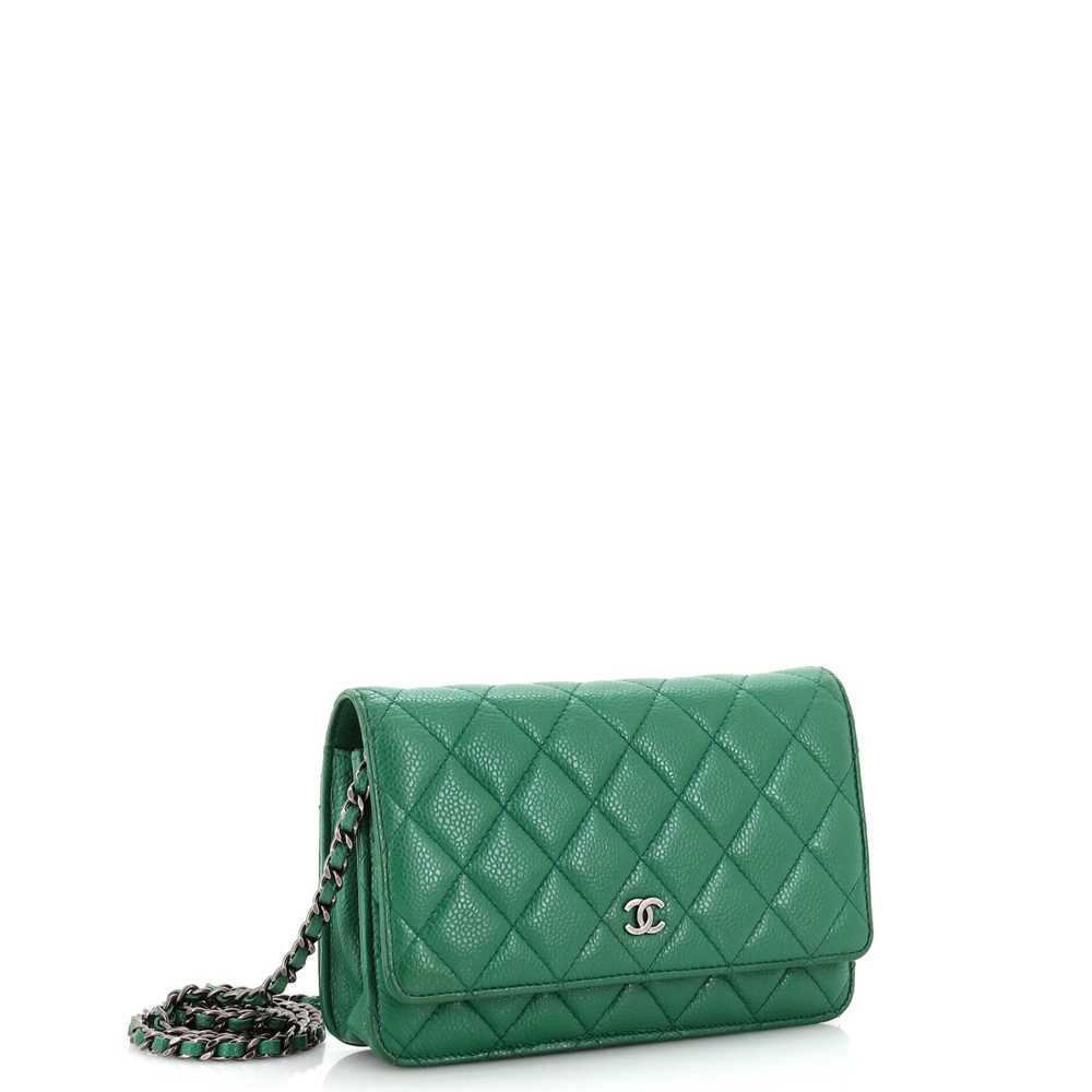 CHANEL Wallet on Chain Quilted Caviar - image 2