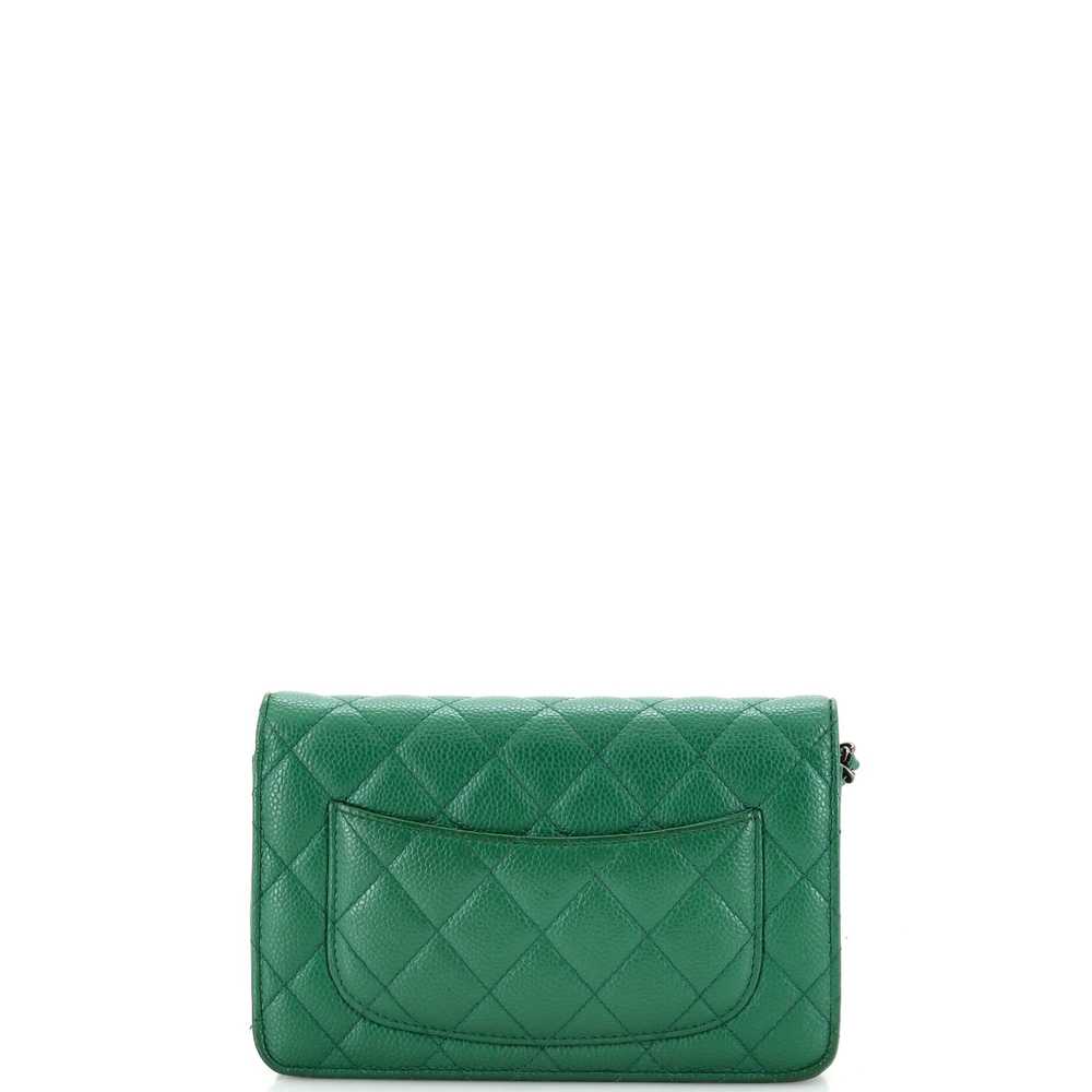 CHANEL Wallet on Chain Quilted Caviar - image 3