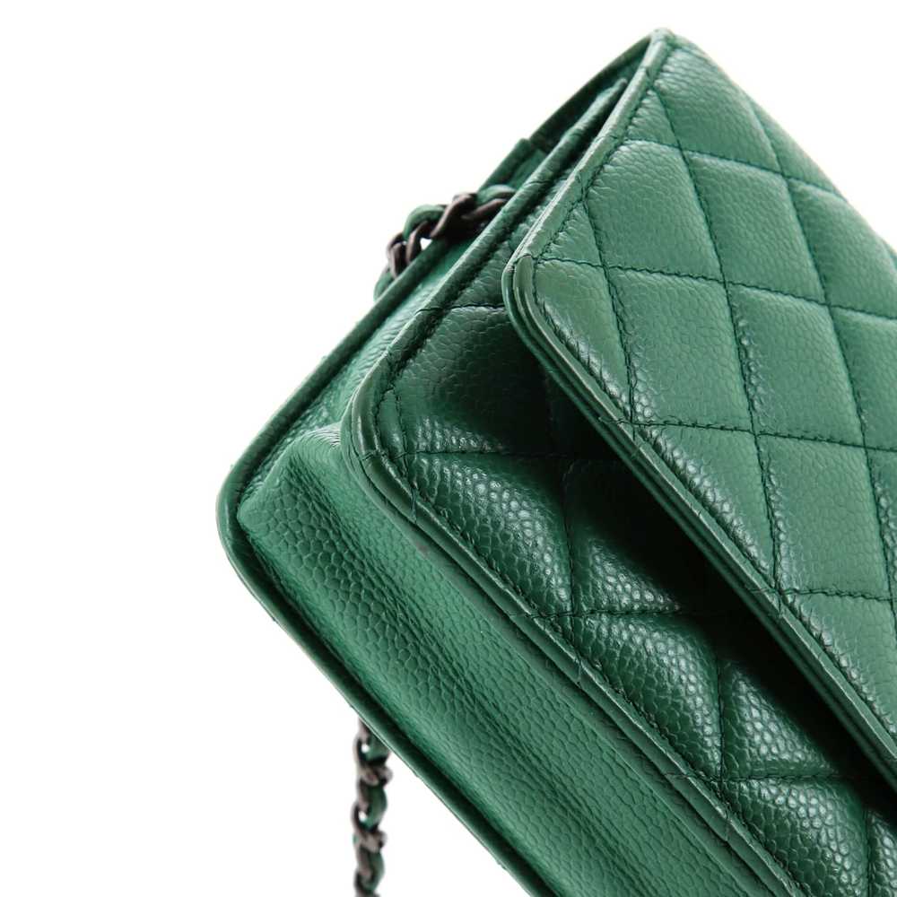 CHANEL Wallet on Chain Quilted Caviar - image 6