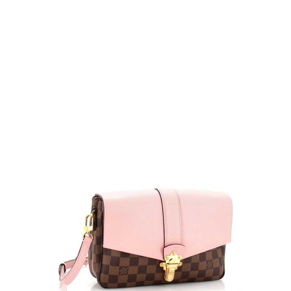 Louis Vuitton Clapton Handbag Damier and Leather … - image 2