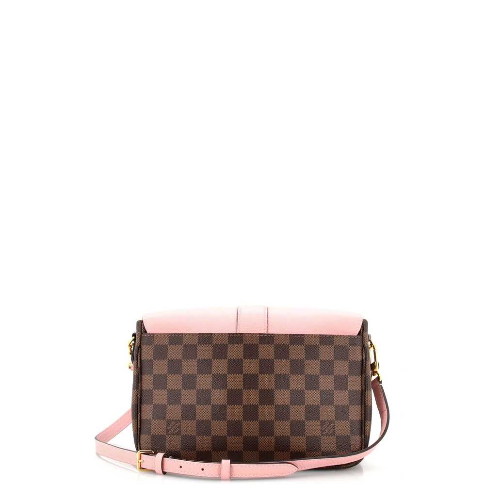 Louis Vuitton Clapton Handbag Damier and Leather … - image 3