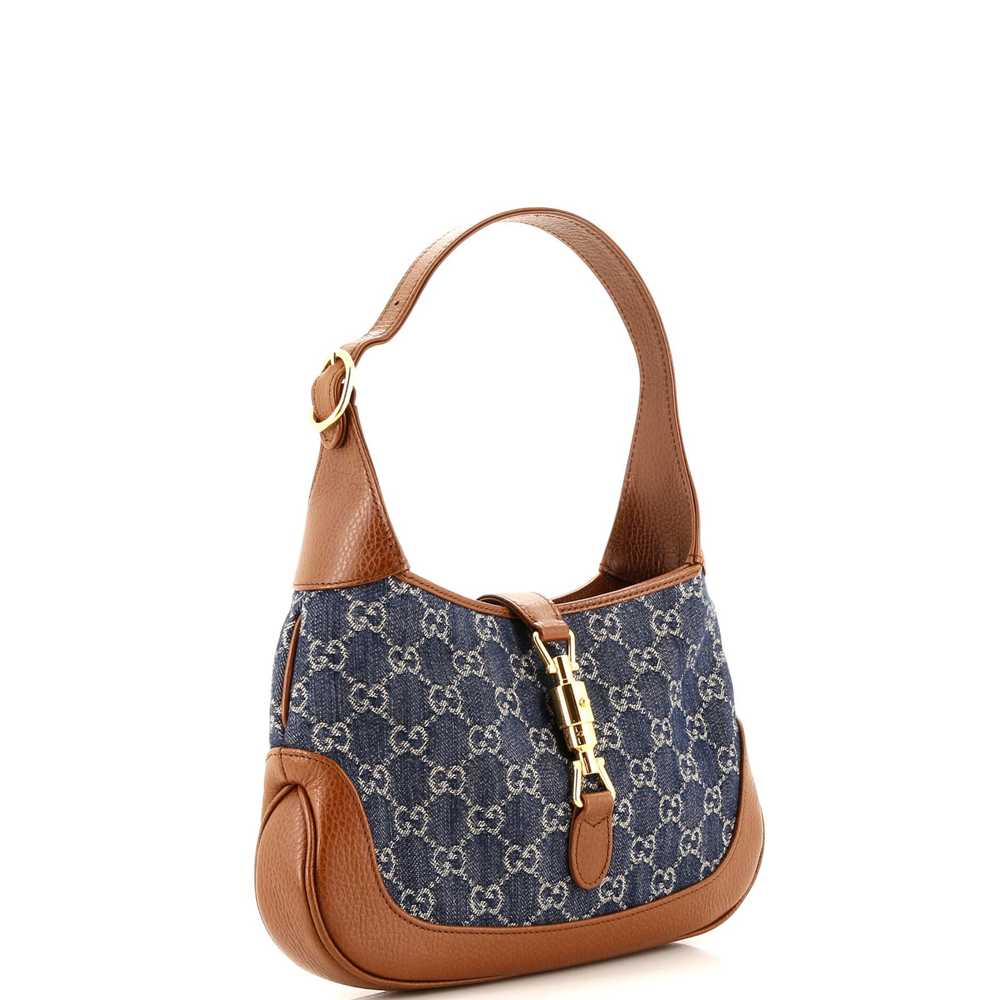 GUCCI Jackie 1961 Hobo GG Denim Small - image 2