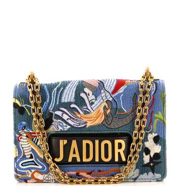 Christian Dior J'Adior Flap Bag Embroidered Fabri… - image 1