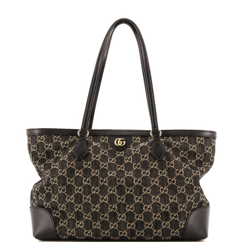 GUCCI Ophidia Shopping Tote GG Denim Medium - image 1