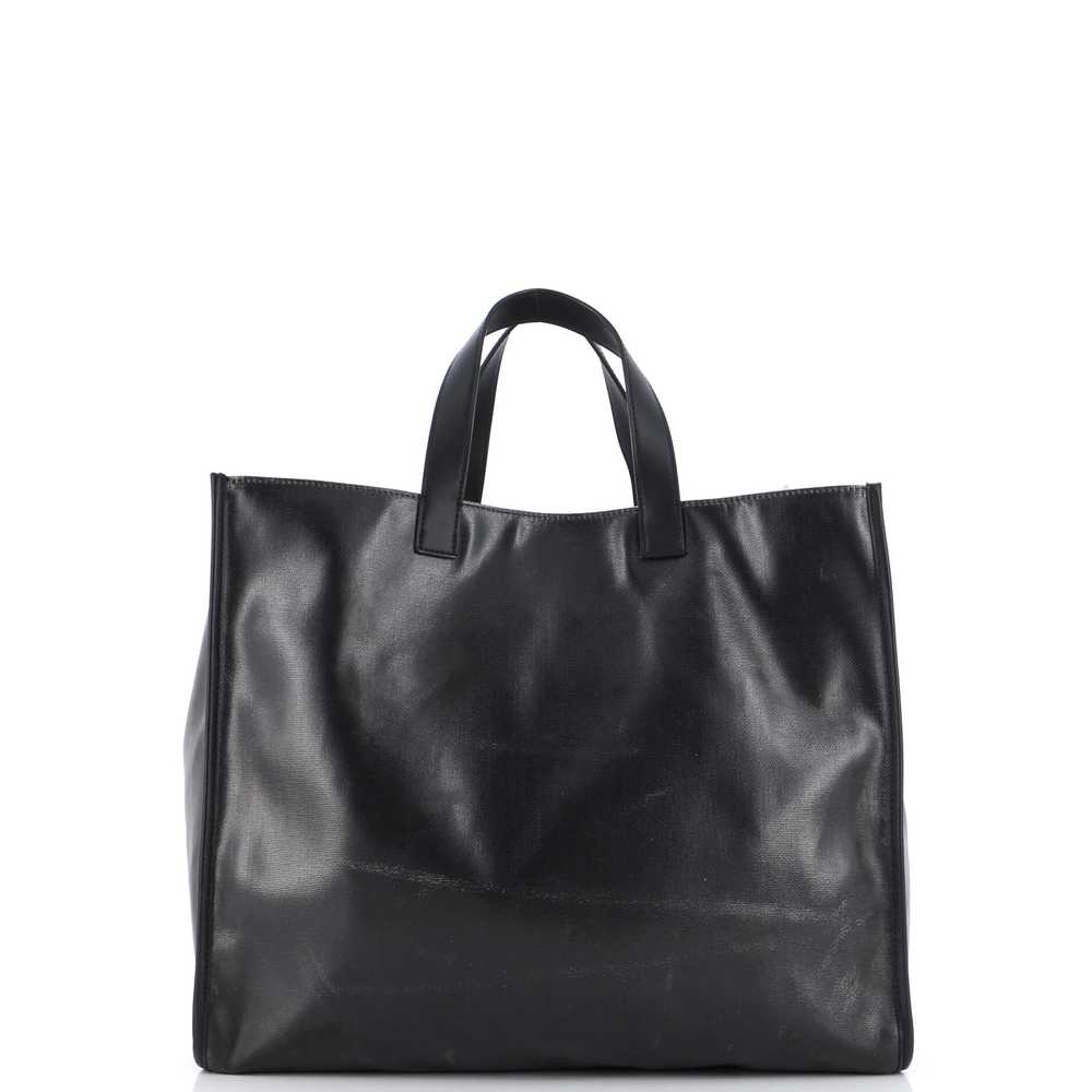 FENDI Logo Shopper Tote Vertigo Coated Canvas Lar… - image 3