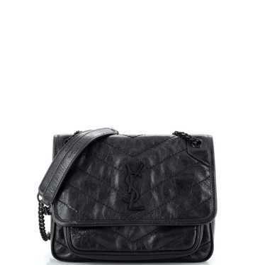 Saint Laurent Niki Chain Flap Bag Matelasse Chevr… - image 1