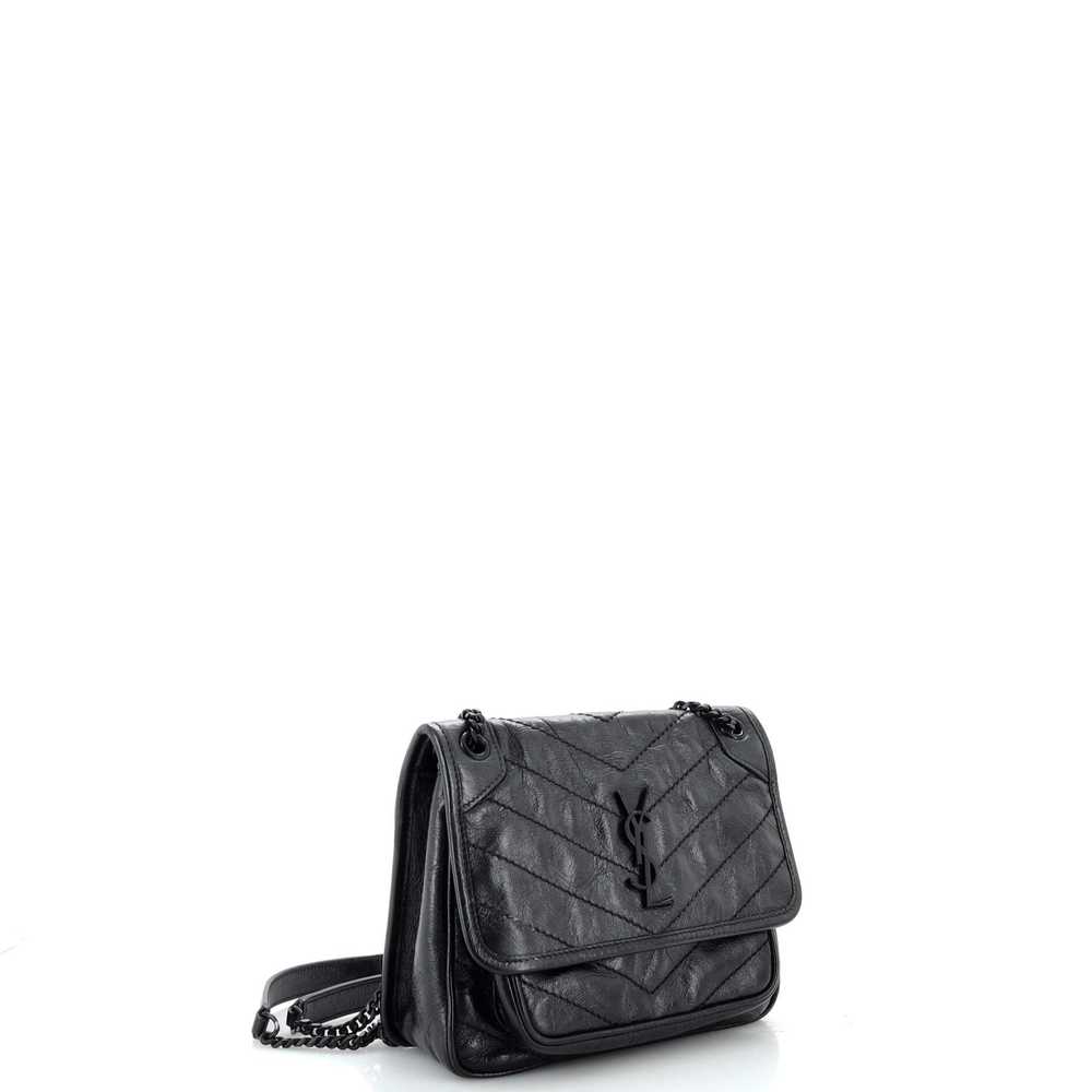 Saint Laurent Niki Chain Flap Bag Matelasse Chevr… - image 2