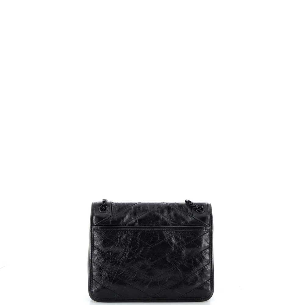 Saint Laurent Niki Chain Flap Bag Matelasse Chevr… - image 3