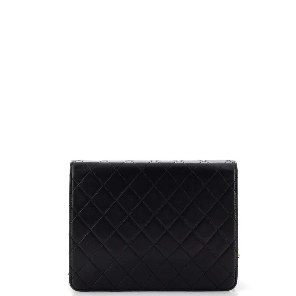 CHANEL Vintage Clutch with Chain Quilted Leather … - image 4