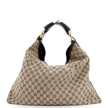 GUCCI Horsebit Hobo GG Canvas Large - image 1